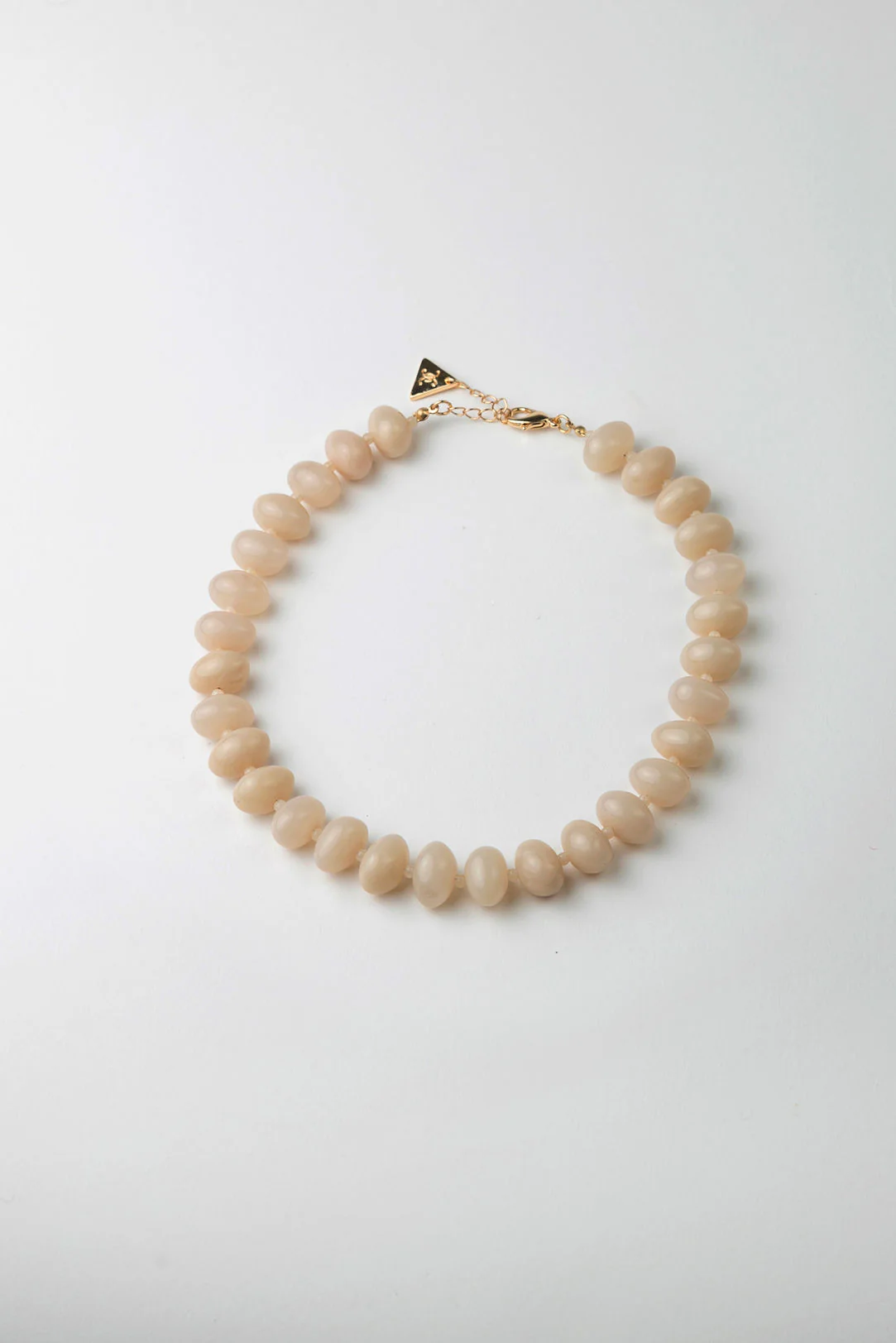  Arta Bead Necklace, Cream