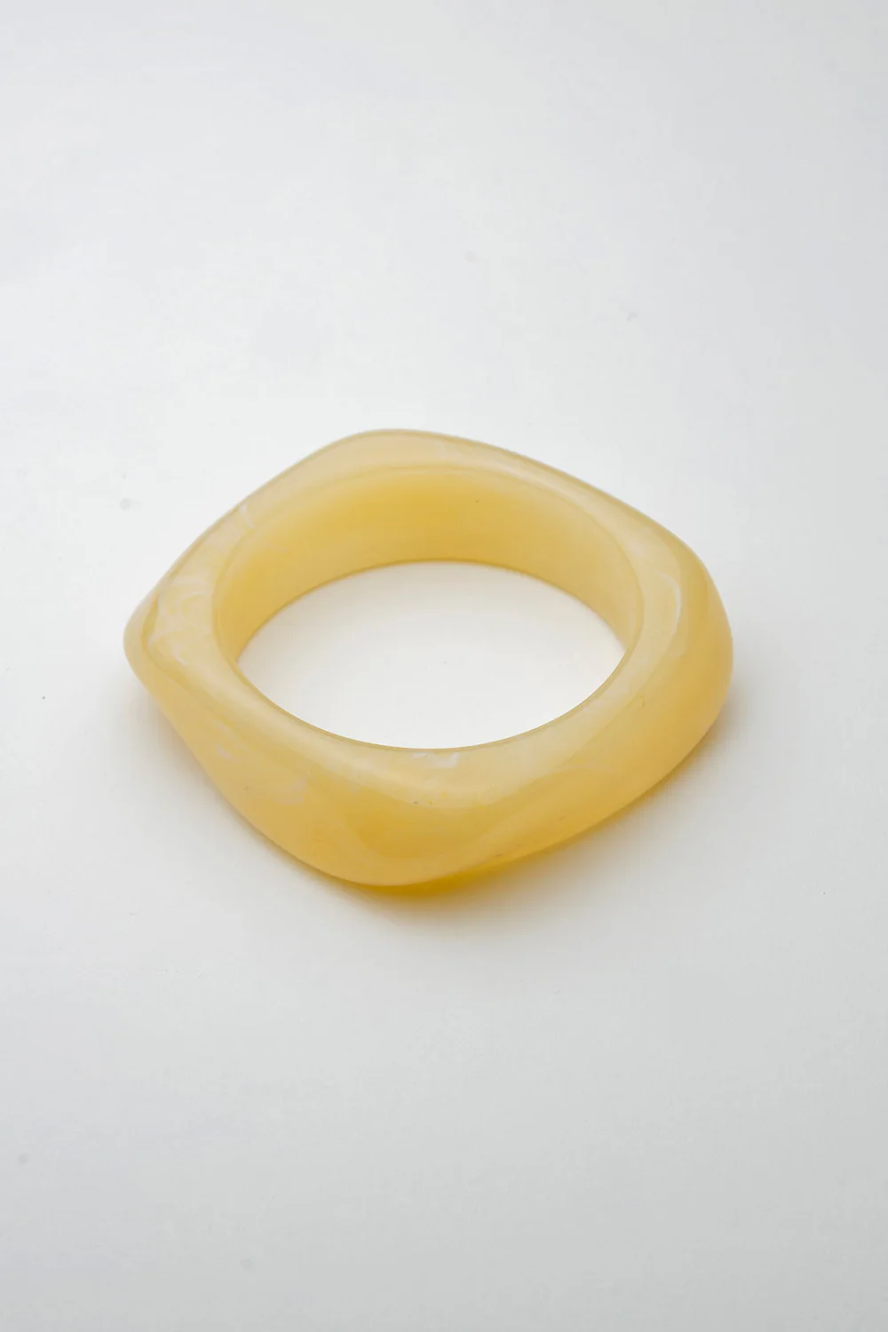 Big Square Bracelet, Creme