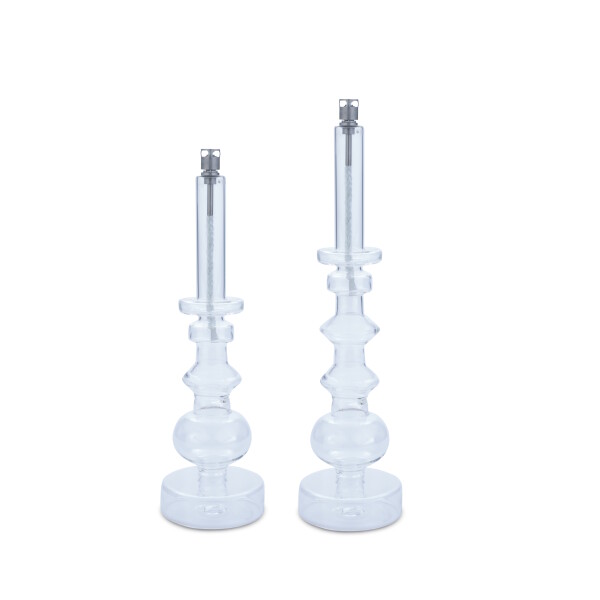 Oljelampa Candleholder, Klarglas