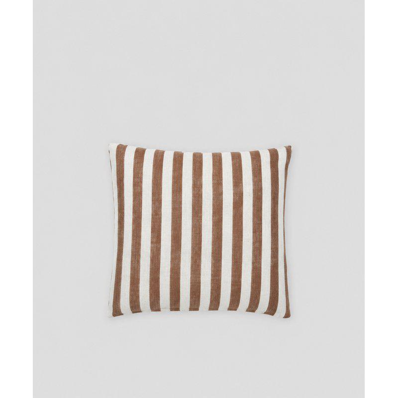 Cruella Stripe Kuddfodral ljusbrun/offwhite