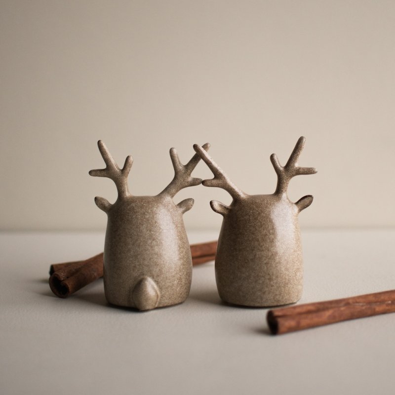 Deer Twins (2-set) - beige