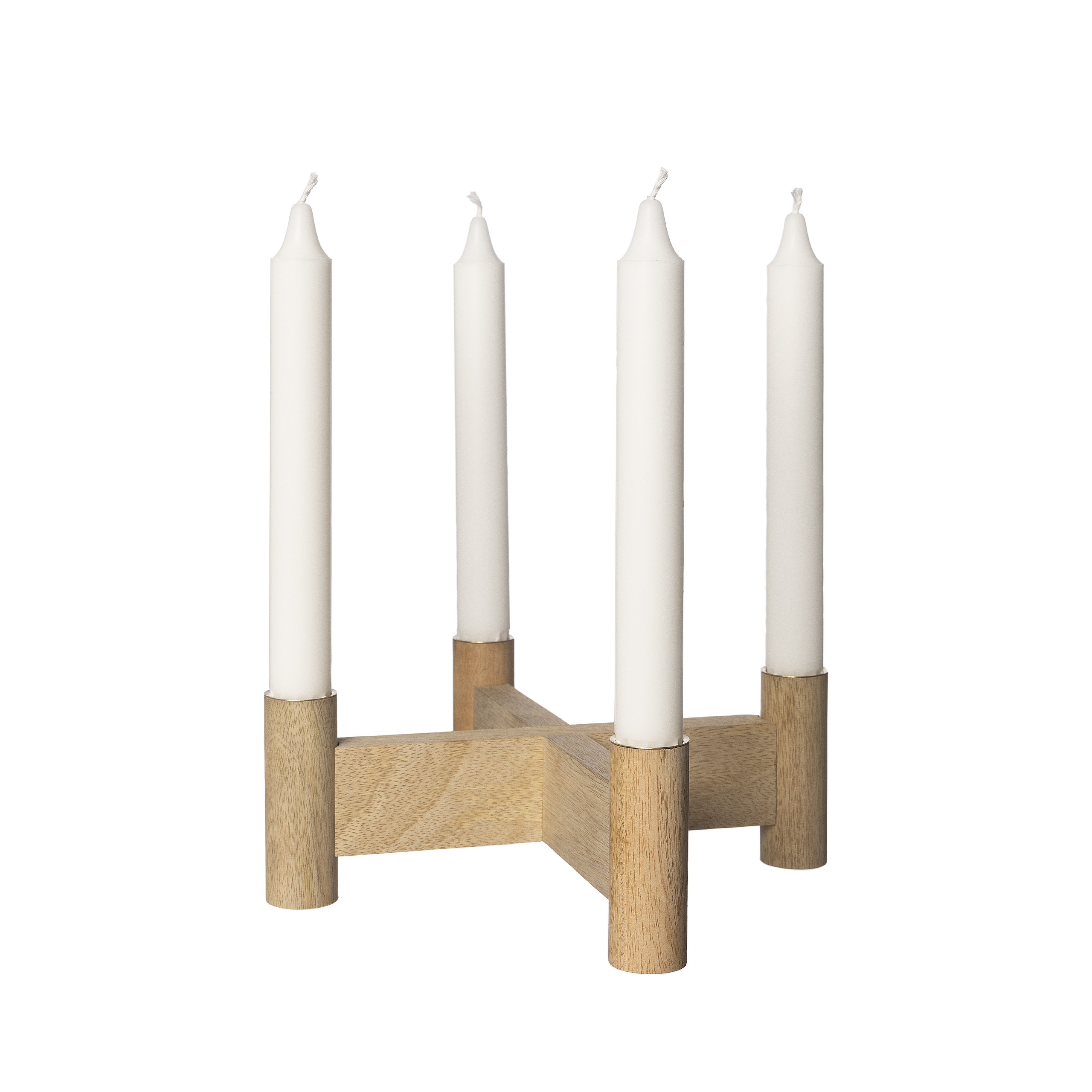 ERNST Adventsljusstake d22 h8 trä