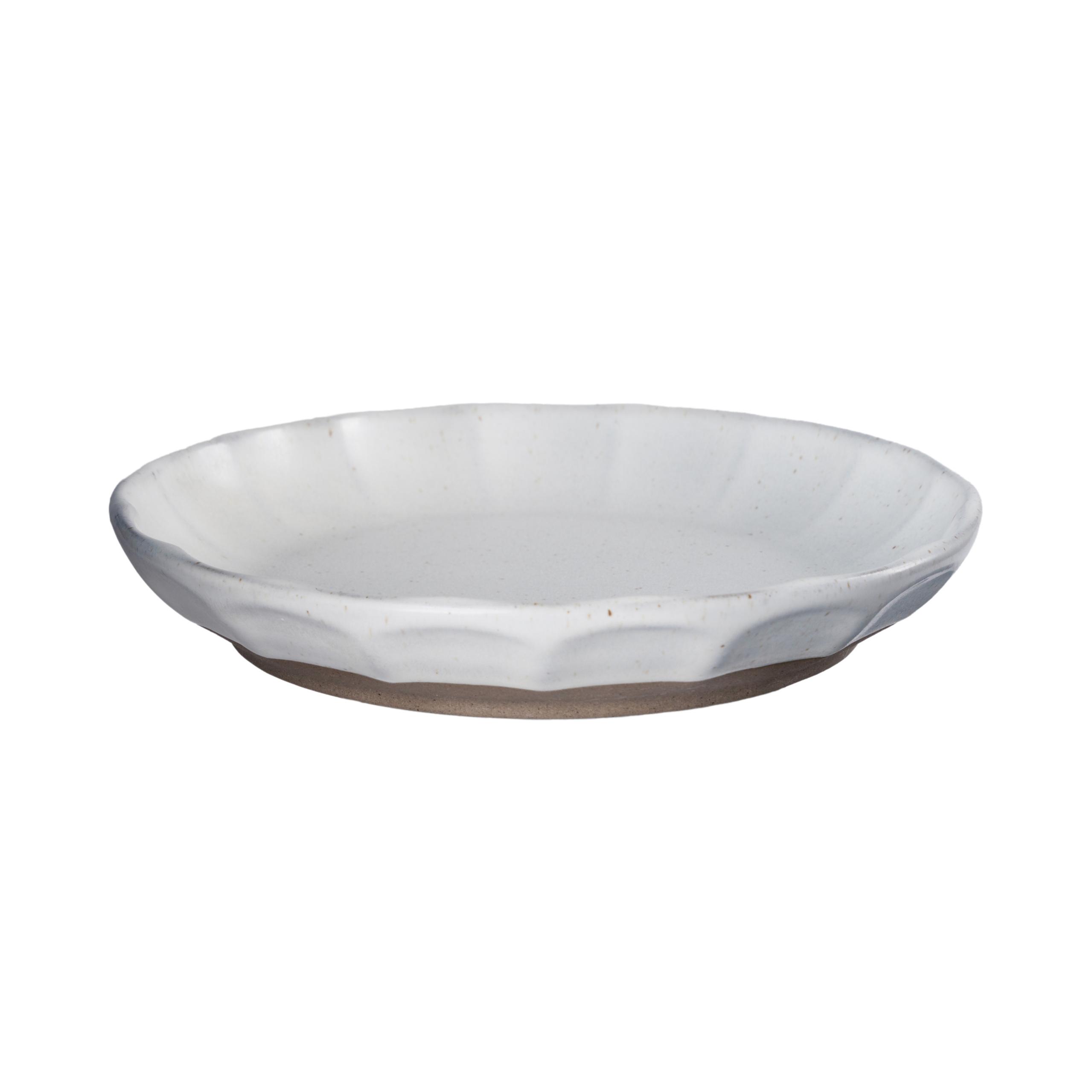 ERNST Assiett d17 h3 cm vit/natur