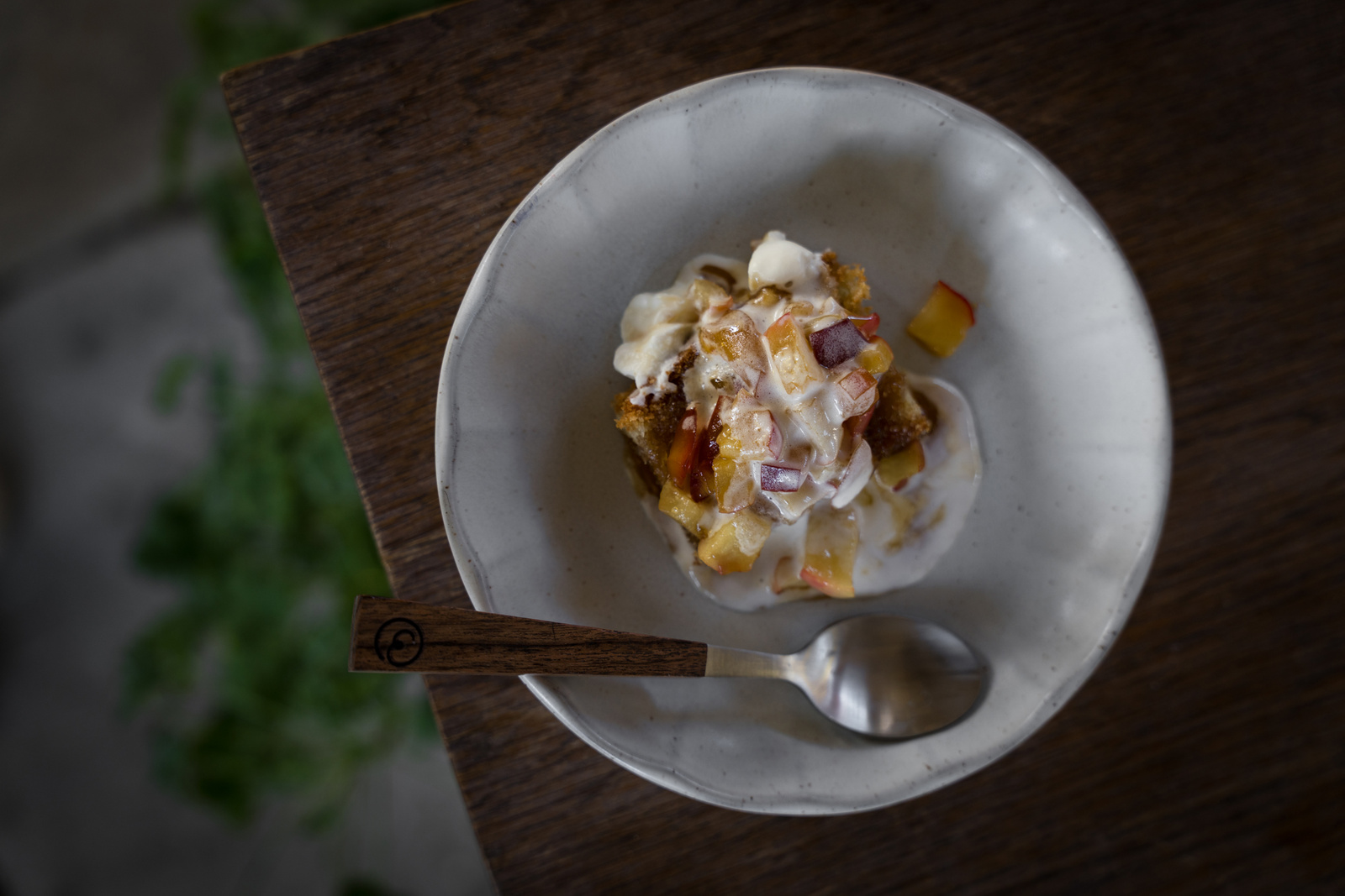 ERNST Assiett d17 h3 cm vit/natur