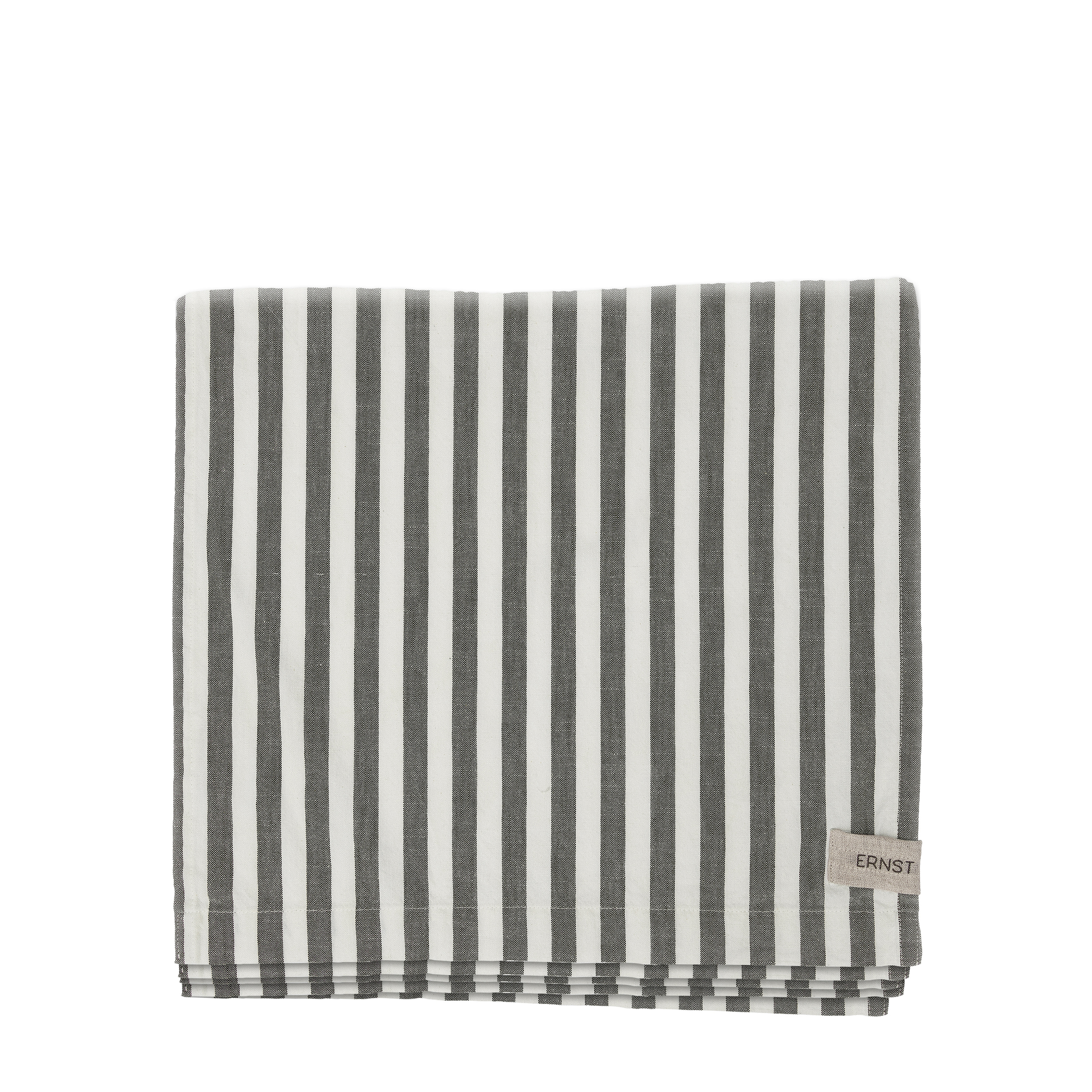 ERNST Duk 145x300 randig grön/vit