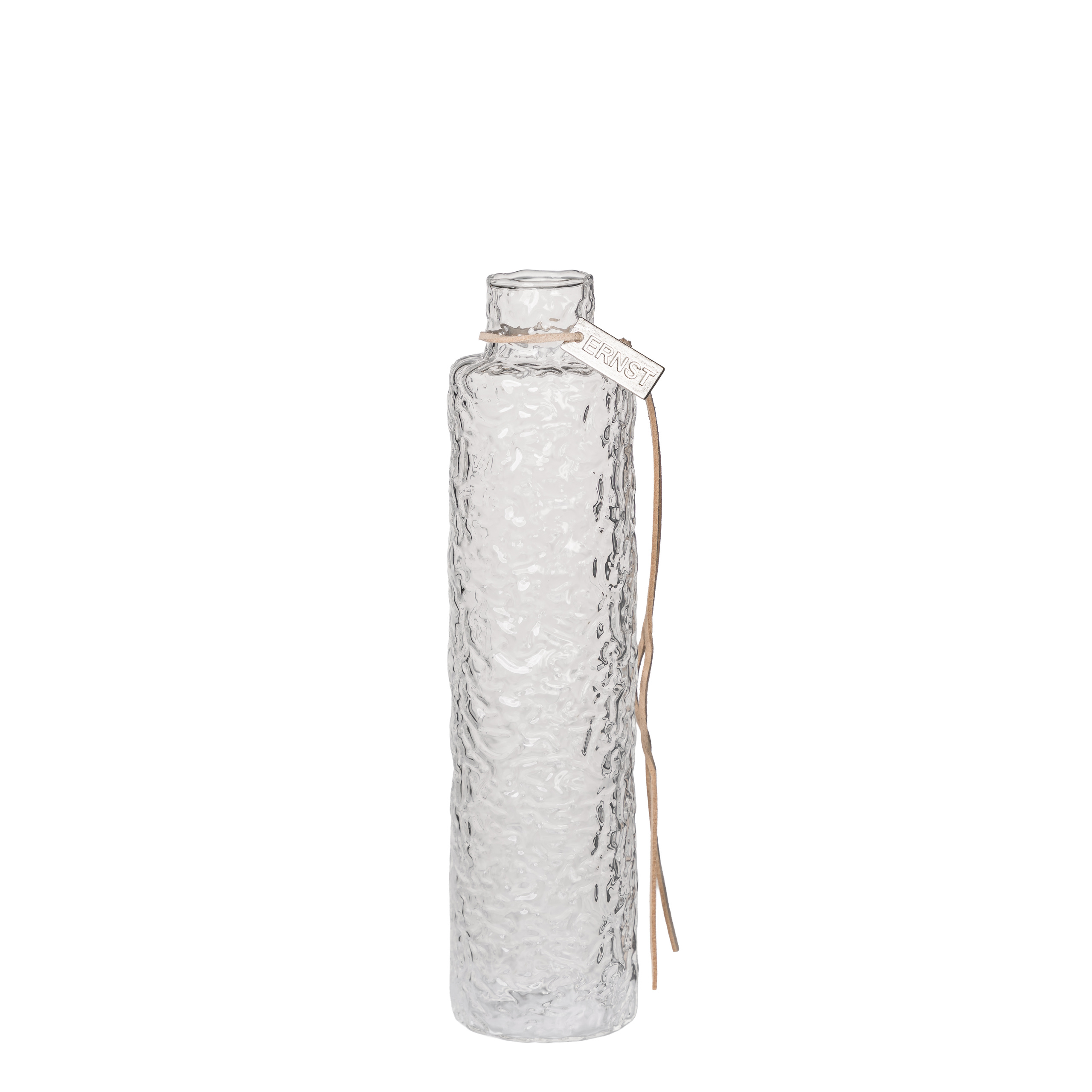 ERNST Glasvas d5 h20 cm struktur