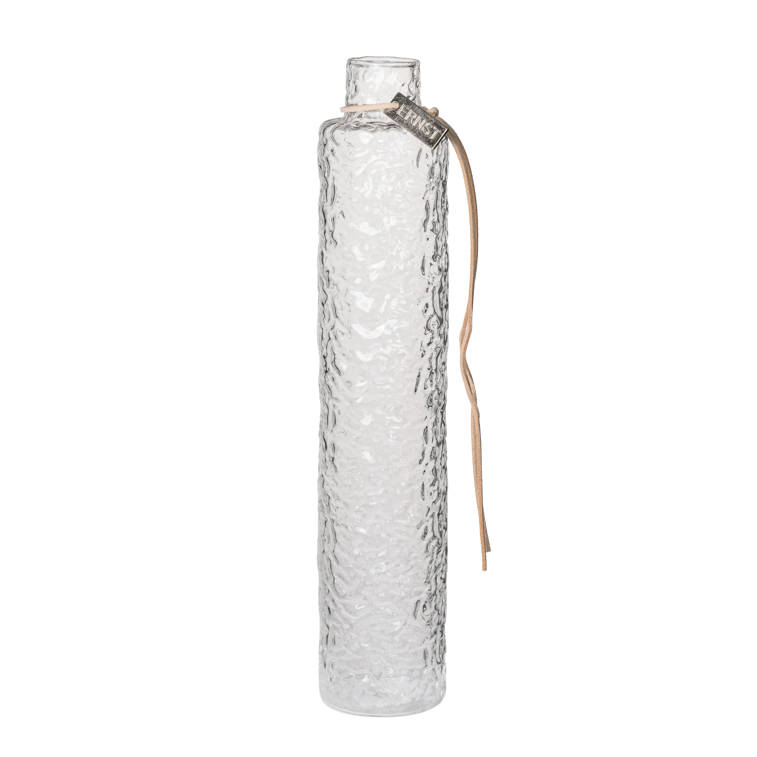ERNST Glasvas d5 h25cm struktur
