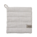 ERNST Grytlapp randig beige/vit