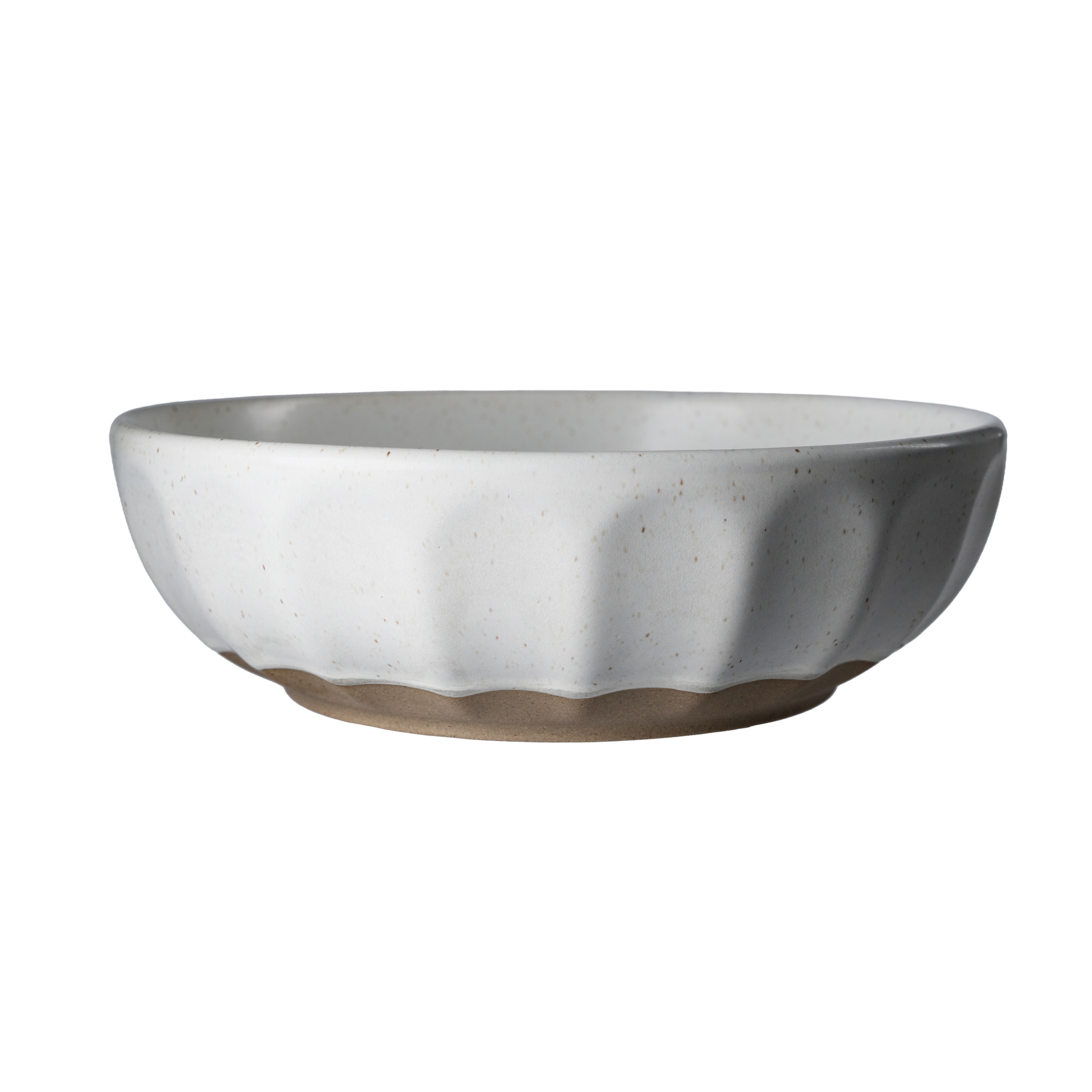 ERNST Skål d20 h6 cm vit/natur