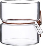ERNST värmeljuslykta glas d8 h8 cm