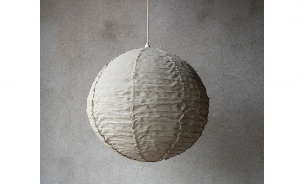 FLORES Klot Taklampa Linne