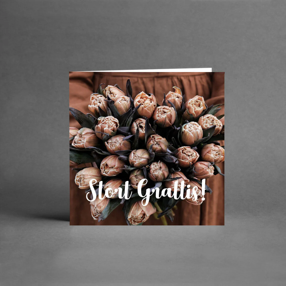 Gratulationskort Litet - Stort grattis