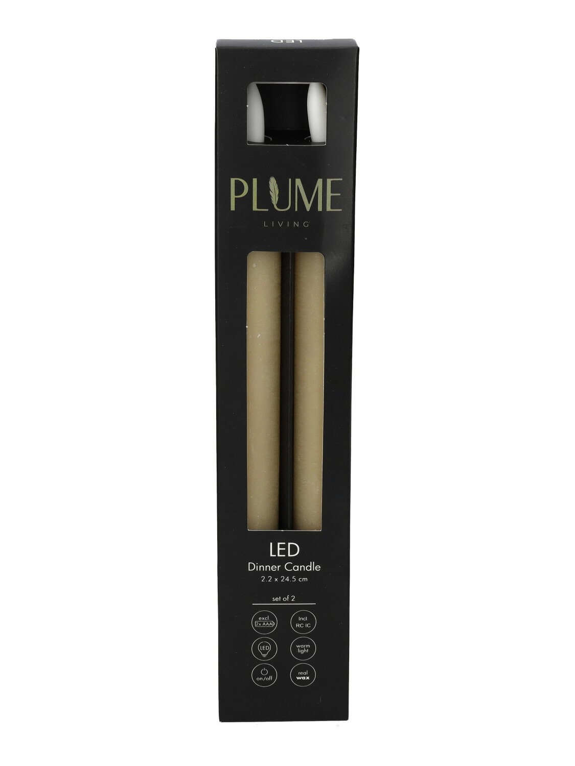 Lumina LED-ljus 2-set, Sand