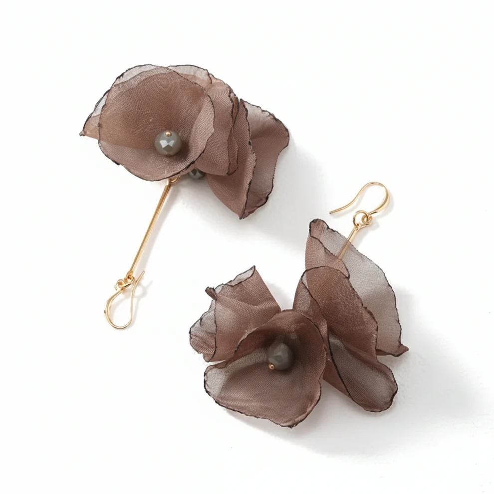 Örhängen Lovers Lace, Nougat