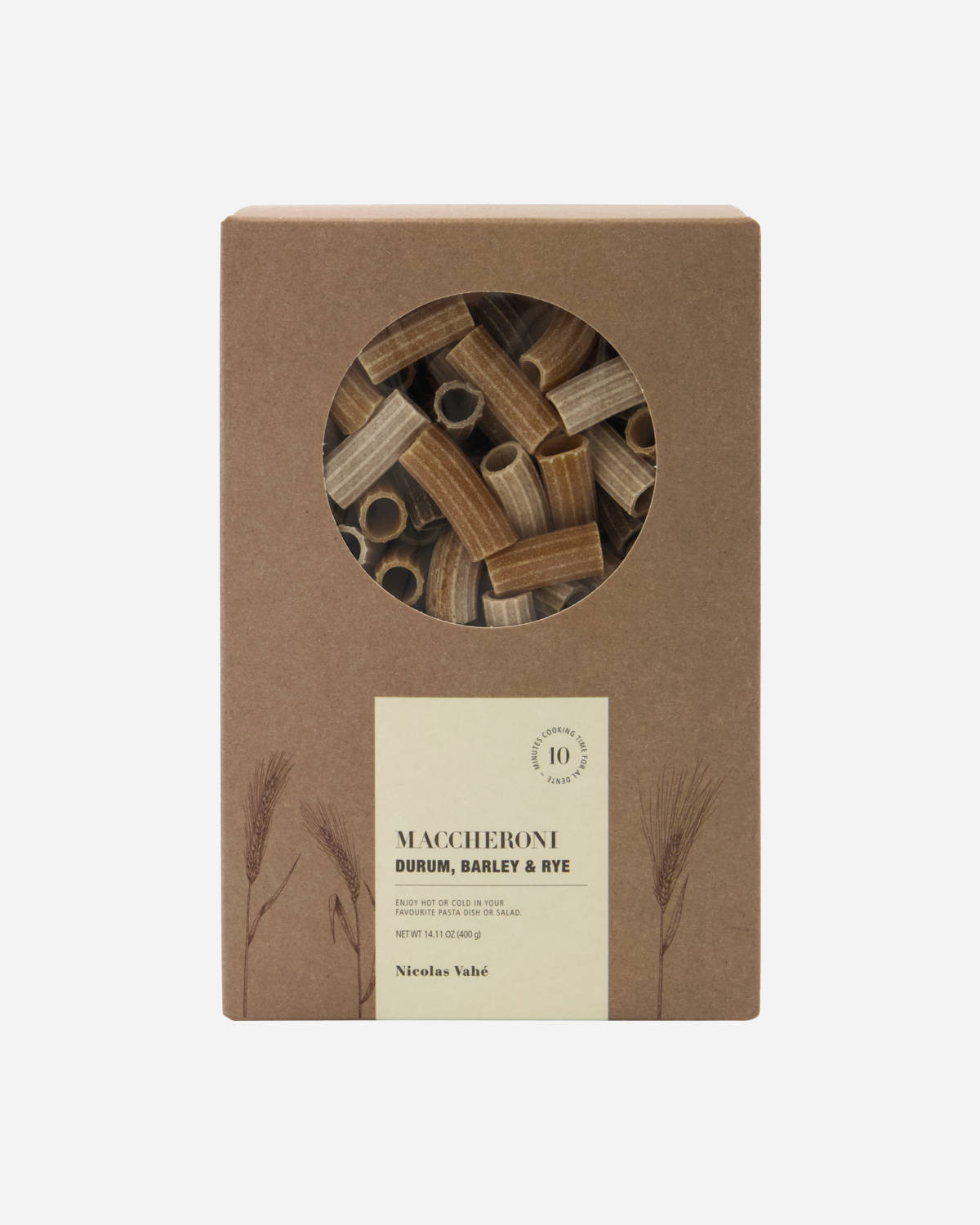 Maccheroni durum, barley & rye, , 400 g