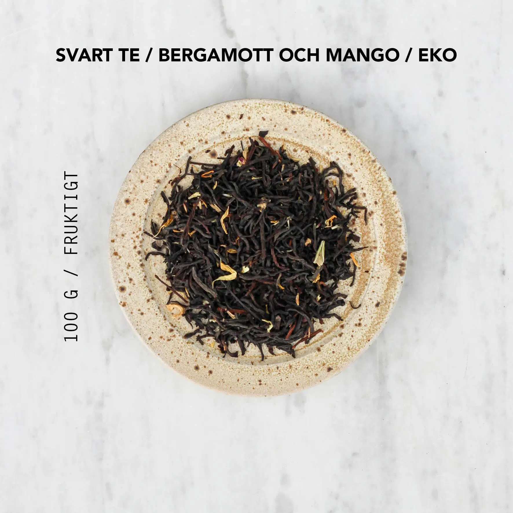 Te, Bergamott och mango, svart te, EKO