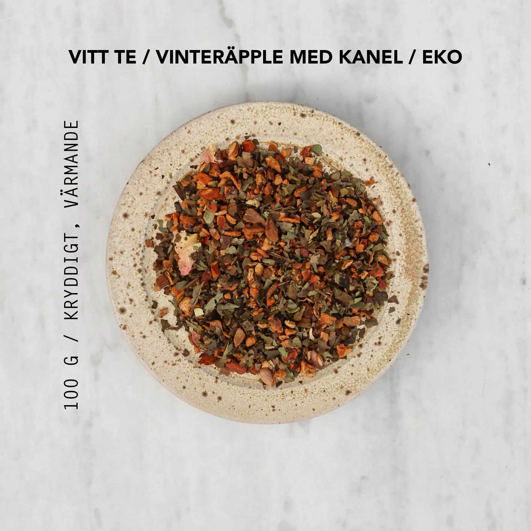 Te, Vinteräpple och kanel, vitt te, EKO