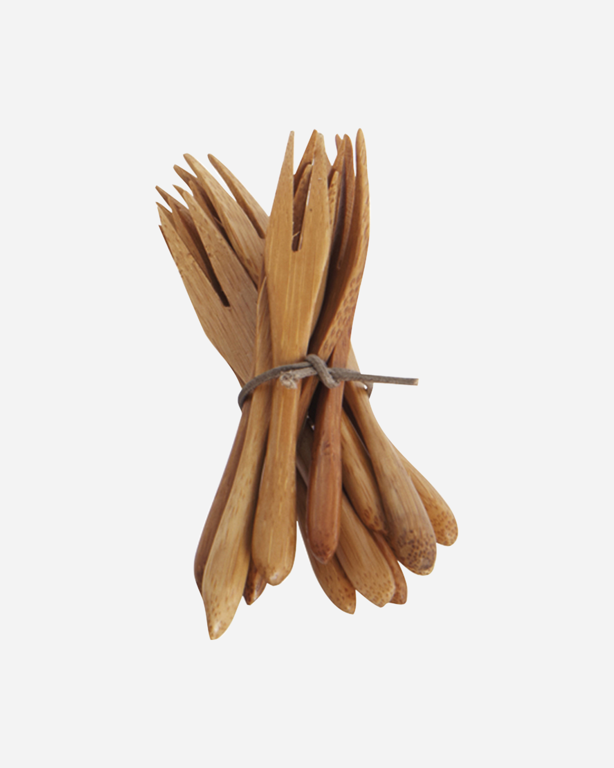 Gaffel, Bamboo, Natur, 12-pack