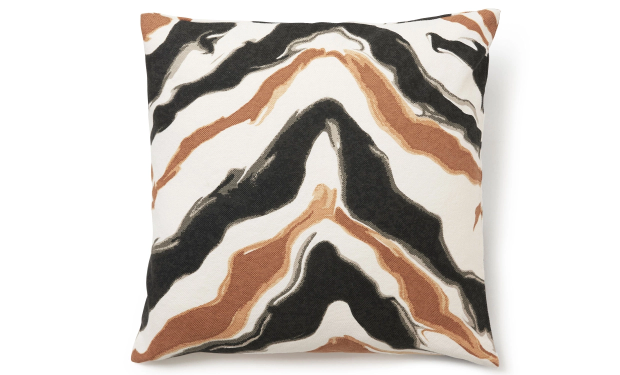Zampa Kuddfodral Brun/Svart/Vit 50x50cm