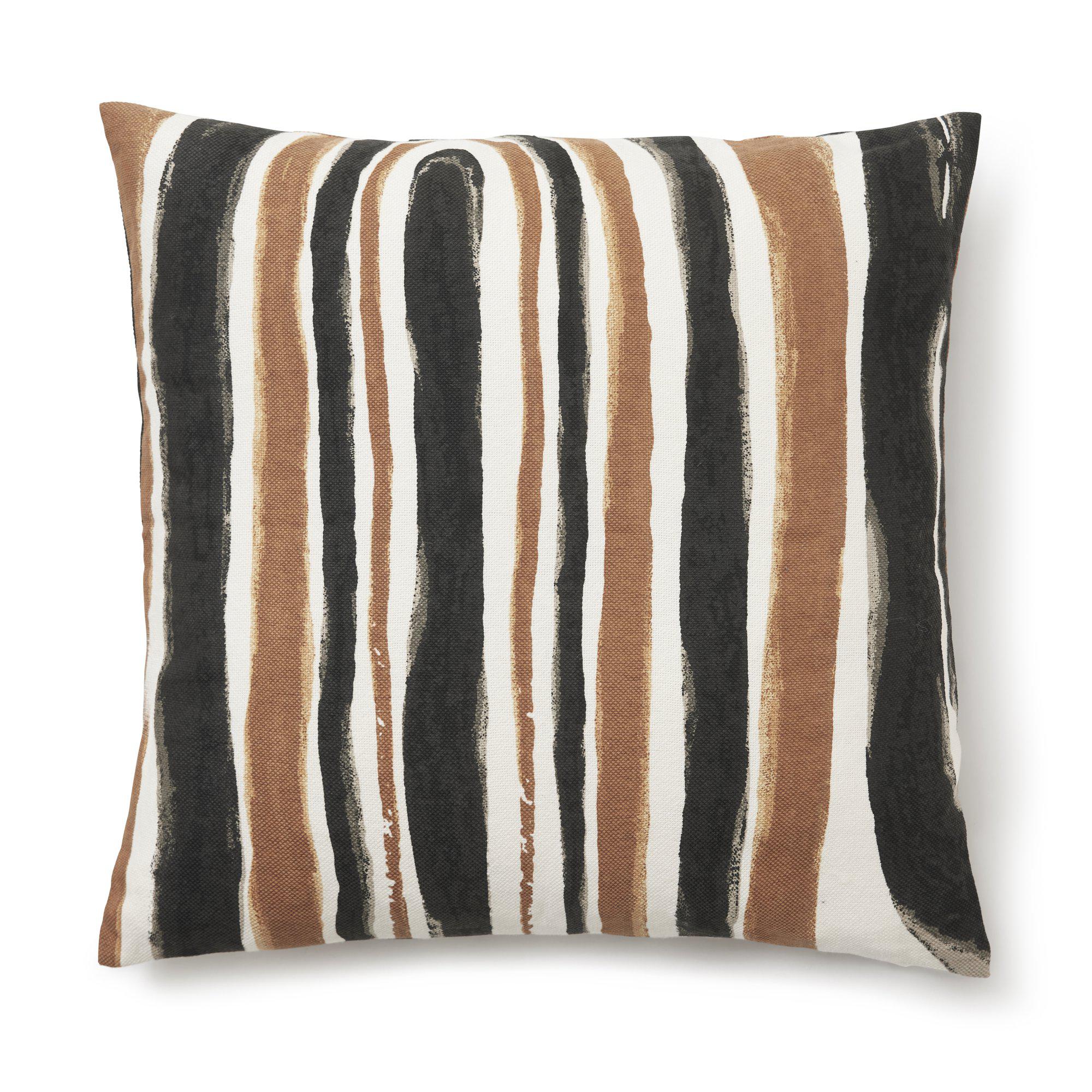 Zampi Kuddfodral Brun/Svart/Vit 50x50cm